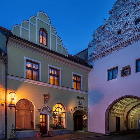 Hotel Bily Jednorozec Trebon Luaran gambar